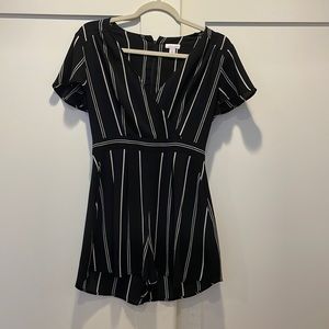 Black and White Romper - small